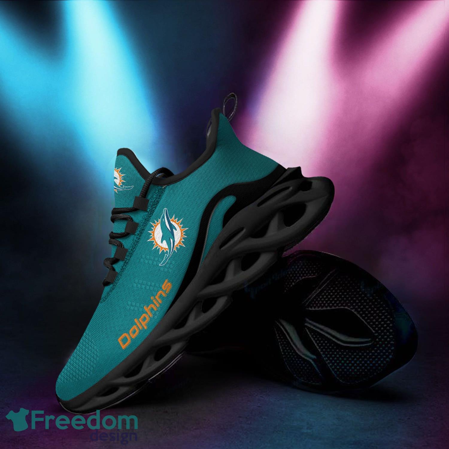 Miami Dolphins Max Soul Shoes Clunky Sneakers Sport Gift For Men Women Product Photo 1