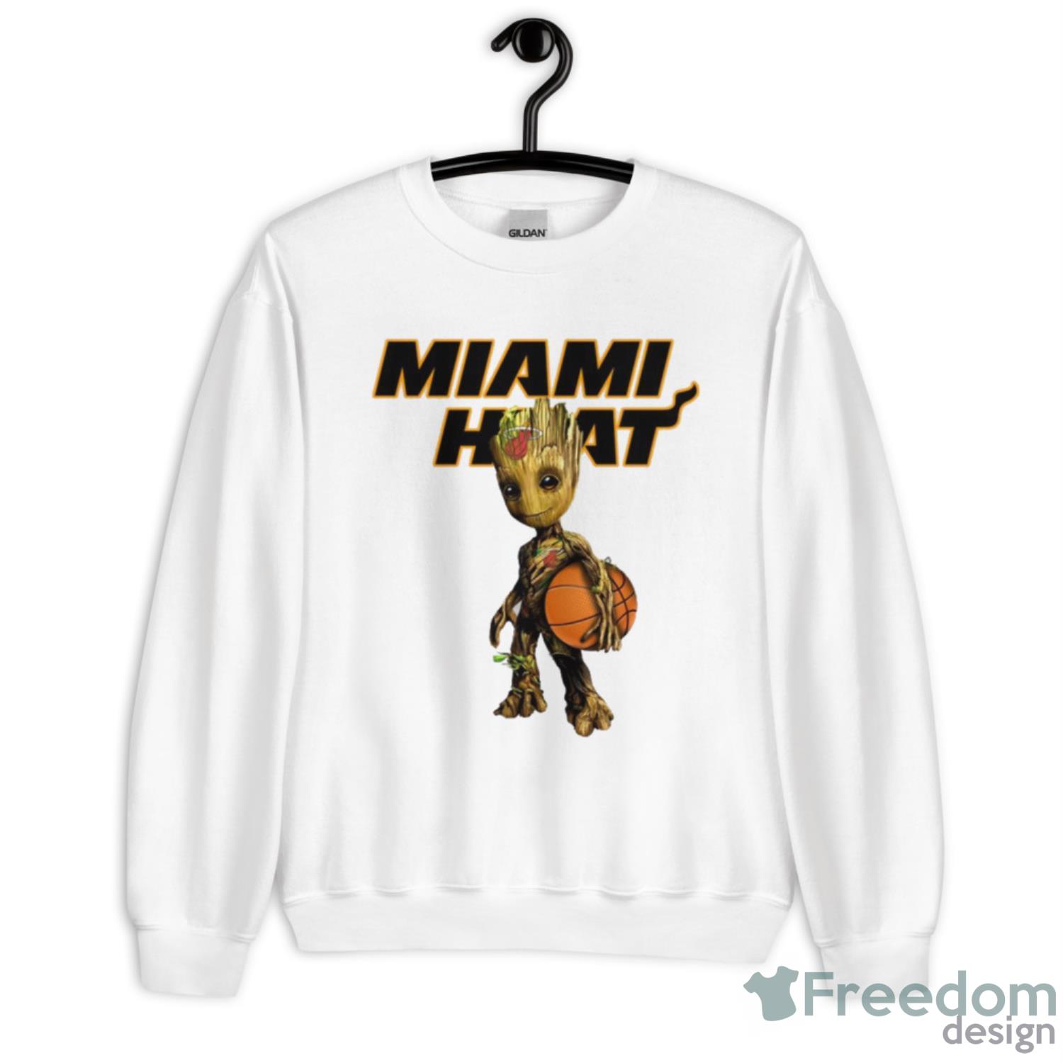 Miami Heat Women's NBA Long Sleeve Baby Jersey Crew Neck Tee 