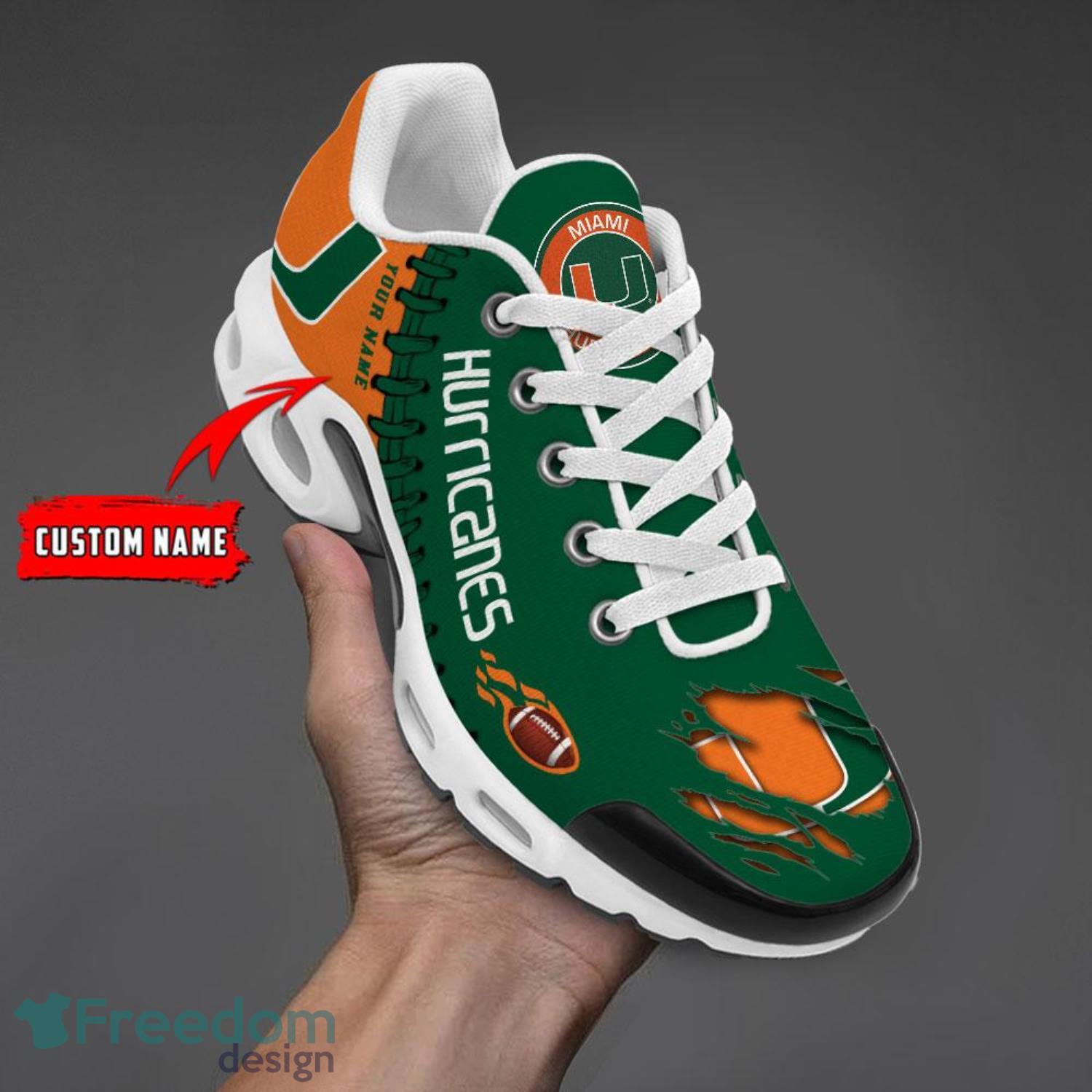 Miami Dolphins NFL Air Cushion Sports Shoes Custom Name For Fans