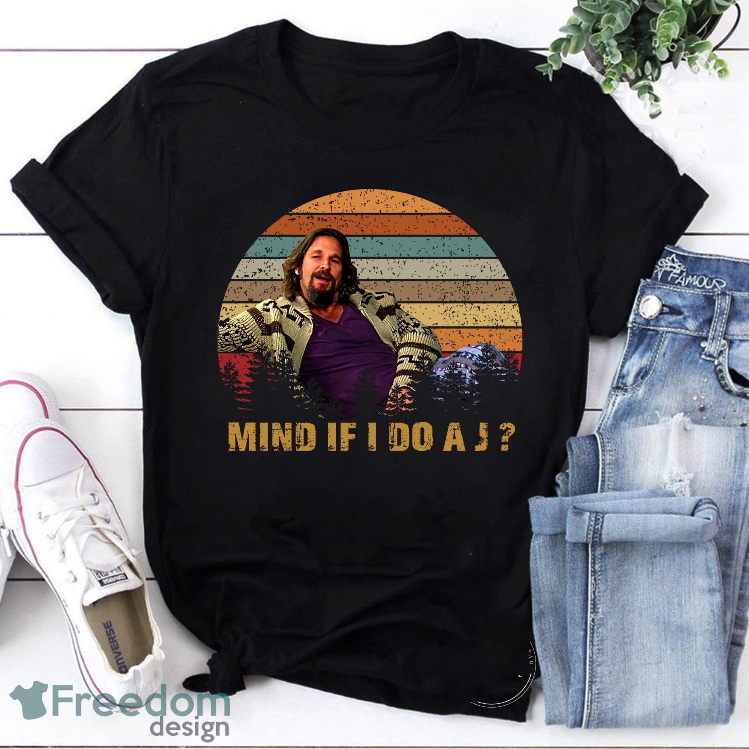 Mind If I Do A Vintage T-Shirt The Big Lebowski Shirt The Big Lebowski Movies Shirt Product Photo 1