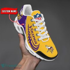 Minnesota Vikings Air Cushion Sport Shoes Custom Name Gift For Men And Women Sport Fans Product Photo 1