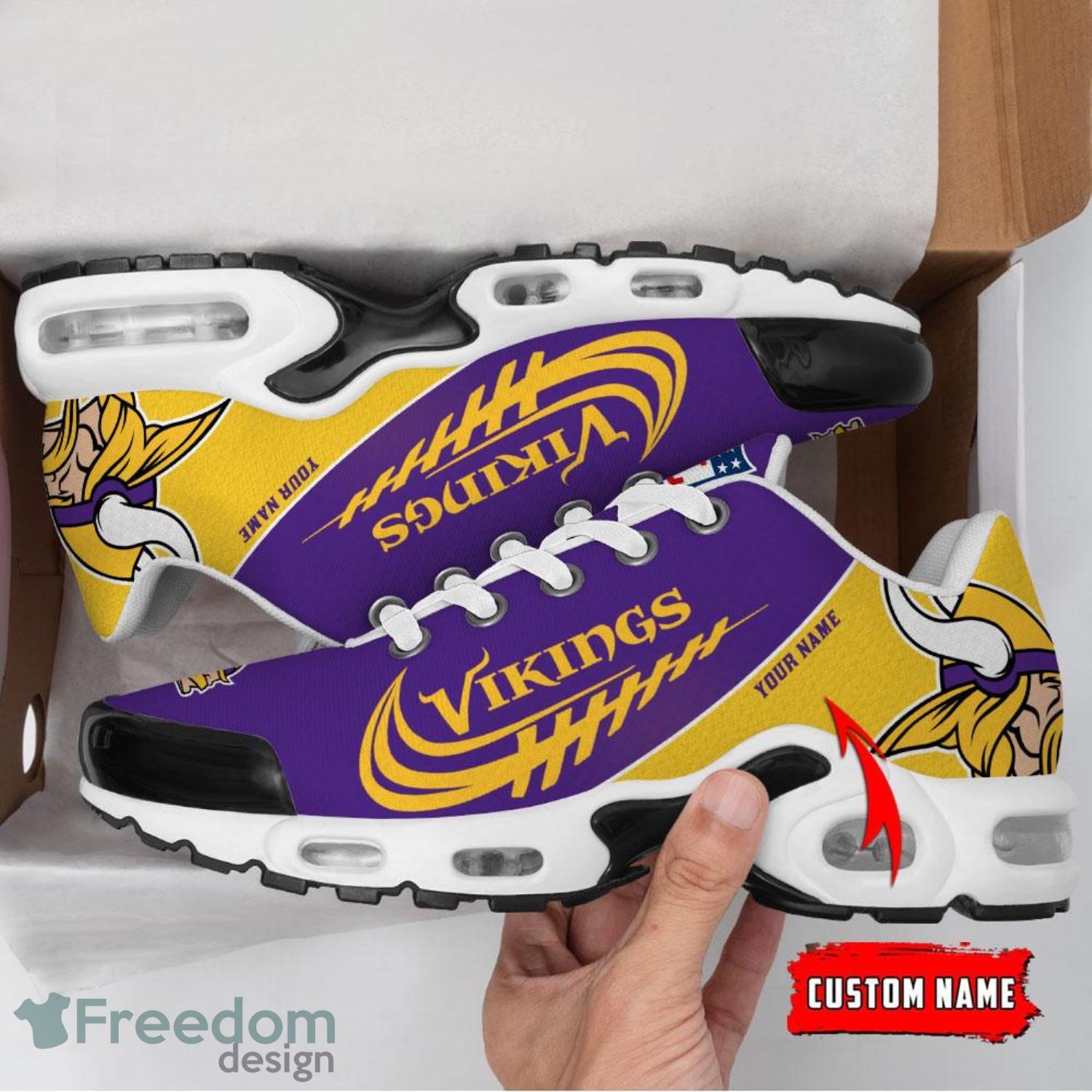 Minnesota Vikings Sneakers Custom Mid Shoes For Fans