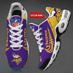 Minnesota Vikings Custom Name Air Cushion Sport Shoes For Fans Product Photo 3