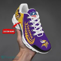 Minnesota Vikings Custom Name Air Cushion Sport Shoes For Fans