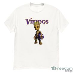 Minnesota Vikings NFL Football Groot Marvel Guardians Of The Galaxy T Shirt