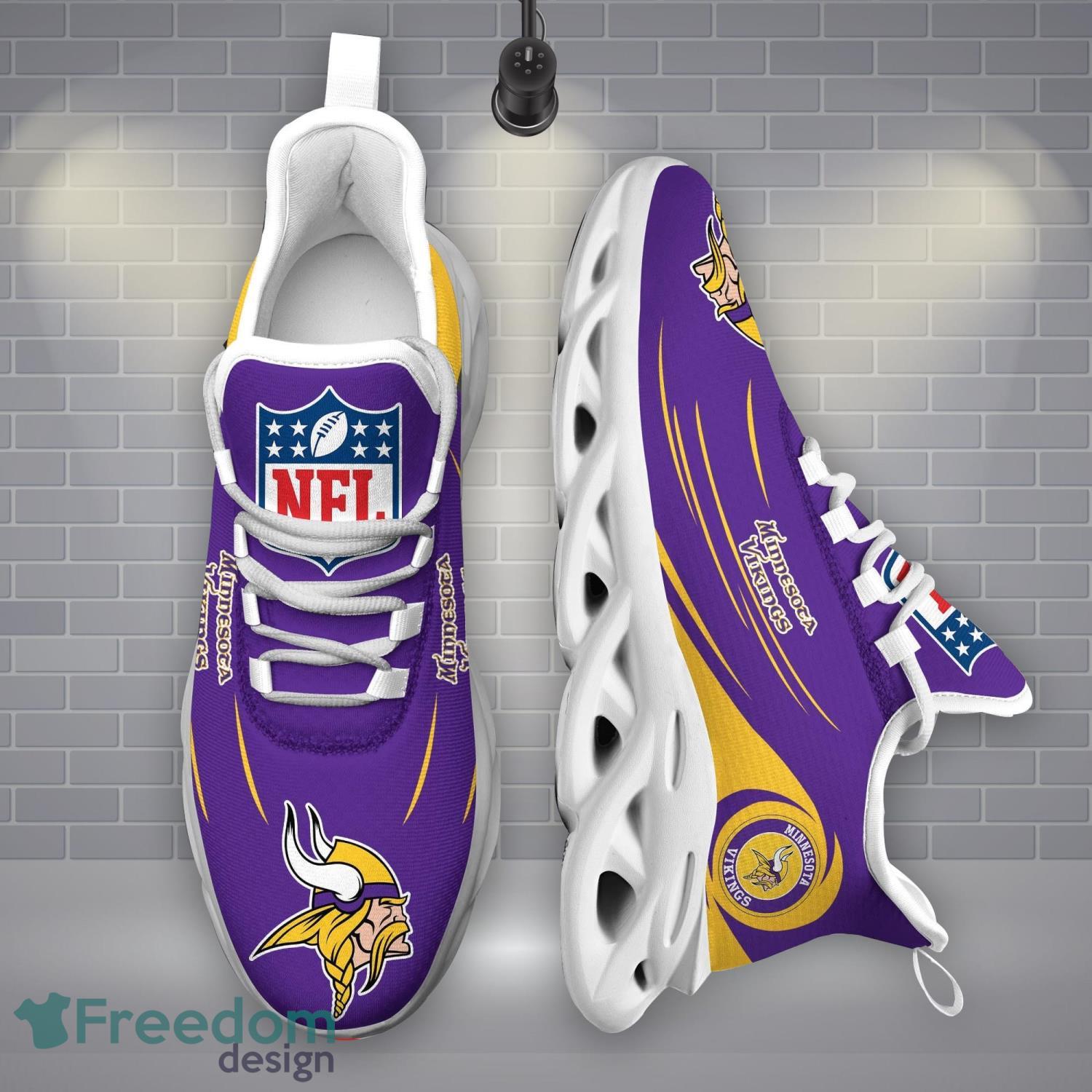 Minnesota Vikings NFLMax Soul Shoes New Sport Gift Running Sneakers Product Photo 2