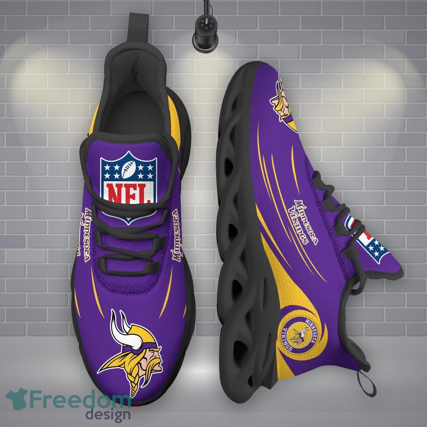 Minnesota Vikings NFLMax Soul Shoes New Sport Gift Running Sneakers Product Photo 1