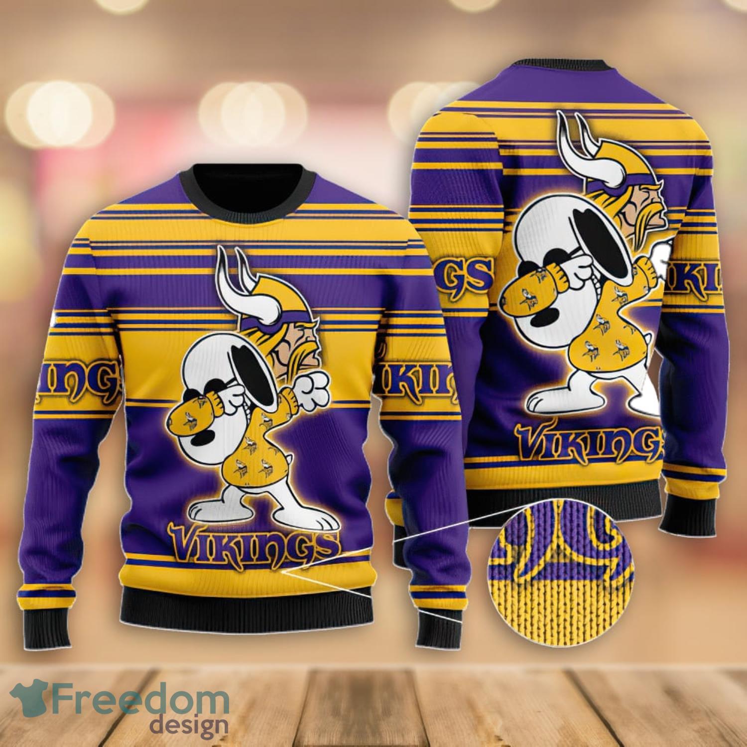 Minnesota Vikings Teams Reindeer Knitted Sweater For Christmas -  Freedomdesign