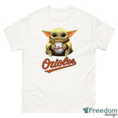 MLB Baseball Baltimore Orioles Star Wars Baby Yoda Sport Gift T- Shirt - G500 Men’s Classic T-Shirt