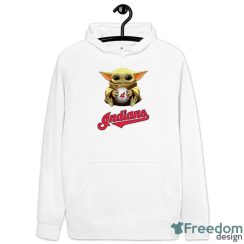 MLB Baseball Cleveland Indians Star Wars Baby Yoda Sport Gift Shirt Product Photo 3