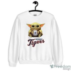 MLB Baseball Detroit Tigers Star Wars Baby Yoda Shirt T Shirt