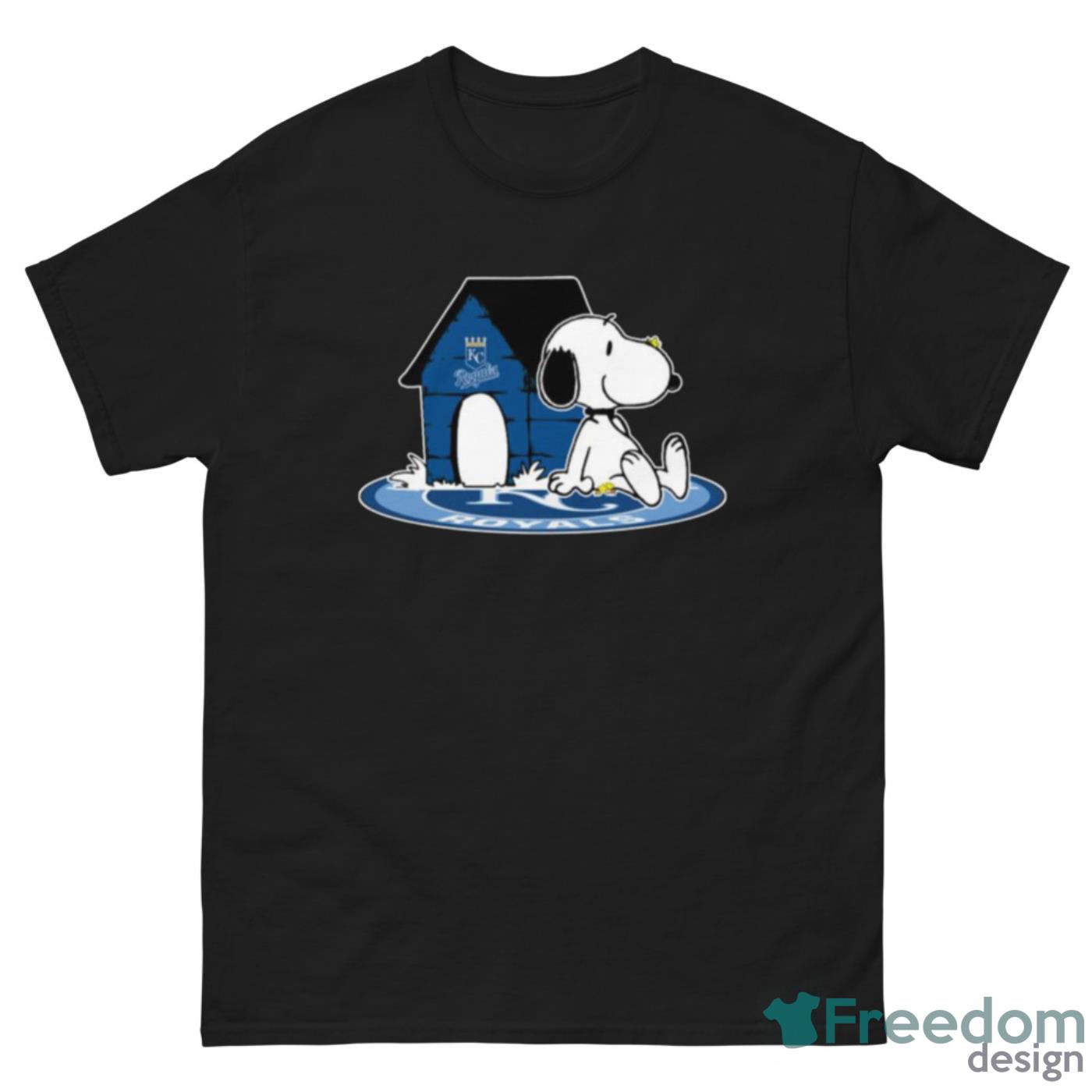 MLB Baseball Kansas City Royals Snoopy The Peanuts Movie Shirt T Shirt - G500 Men’s Classic Tee