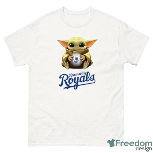 MLB Baseball Kansas City Royals Star Wars Baby Yoda Sport Gift Shirt Product Photo 2