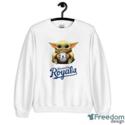 MLB Baseball Kansas City Royals Star Wars Baby Yoda Sport Gift Shirt Product Photo 1