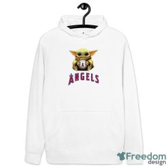 MLB Baseball Los Angeles Angels Star Wars Baby Yoda Sport Gift T- Shirt - Hoodie