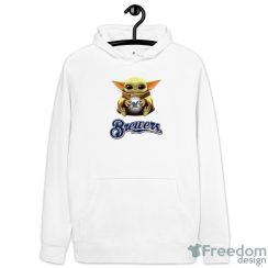 MLB Baseball Milwaukee Brewers Star Wars Baby Yoda Shirt T Shirt - Hoodie