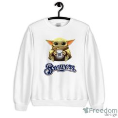 MLB Baseball Milwaukee Brewers Star Wars Baby Yoda Shirt T Shirt