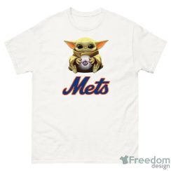 MLB Baseball New York Mets Star Wars Baby Yoda Shirt T Shirt - G500 Men’s Classic T-Shirt