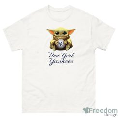MLB Baseball New York Yankees Star Wars Baby Yoda Shirt T Shirt - G500 Men’s Classic T-Shirt