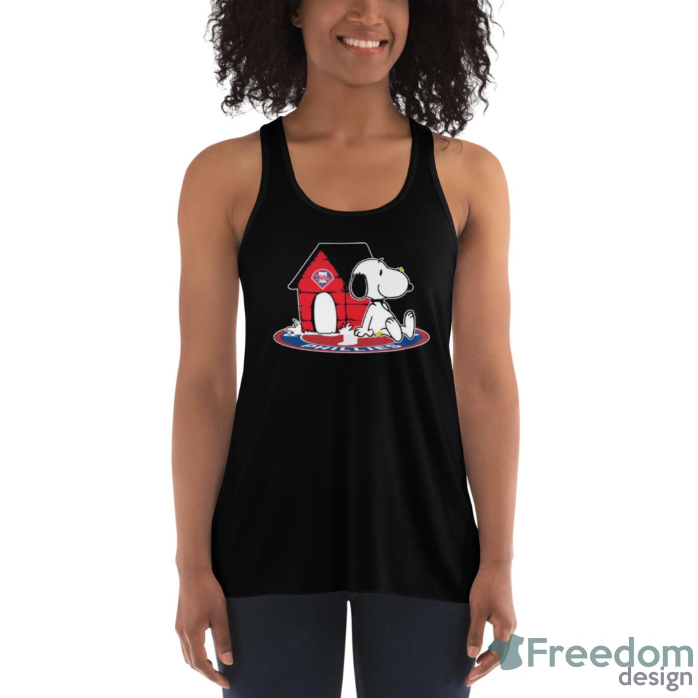 MLB Baseball Philadelphia Phillies Snoopy The Peanuts Movie Shirt T Shirt - Womens Flowy Racerback Tank MLB Baseball Philadelphia Phillies Snoopy The Peanuts Movie Shirt T Shirt - Womens Flowy Racerback Tank
