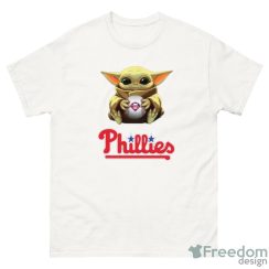 MLB Baseball Philadelphia Phillies Star Wars Baby Yoda Shirt Product Photo 2