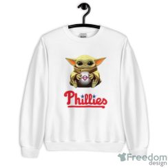 MLB Baseball Philadelphia Phillies Star Wars Baby Yoda Shirt