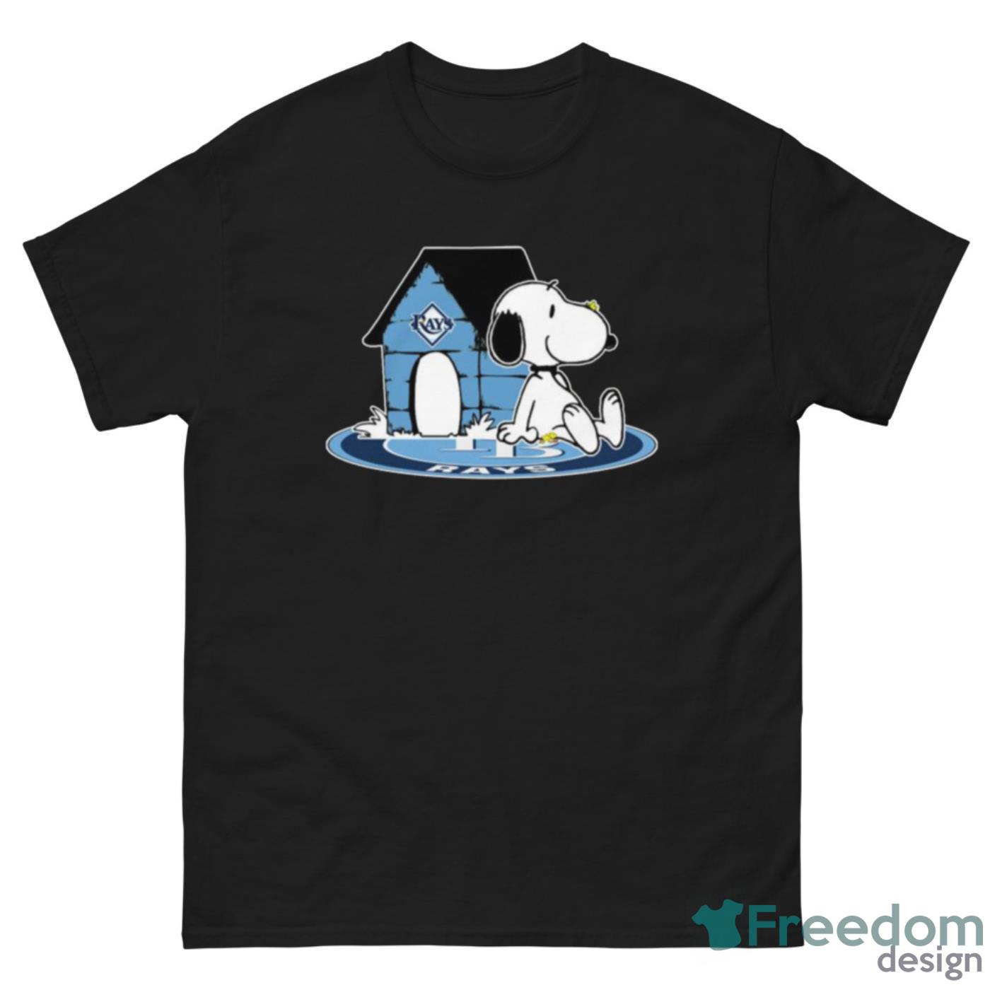 MLB Baseball Tampa Bay Rays Snoopy The Peanuts Movie Shirt T Shirt - G500 Men’s Classic Tee