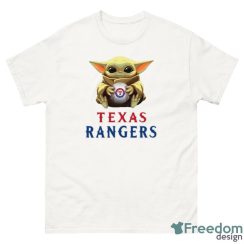 MLB Baseball Texas Rangers Star Wars Baby Yoda Sport Gift Shirt Product Photo 2