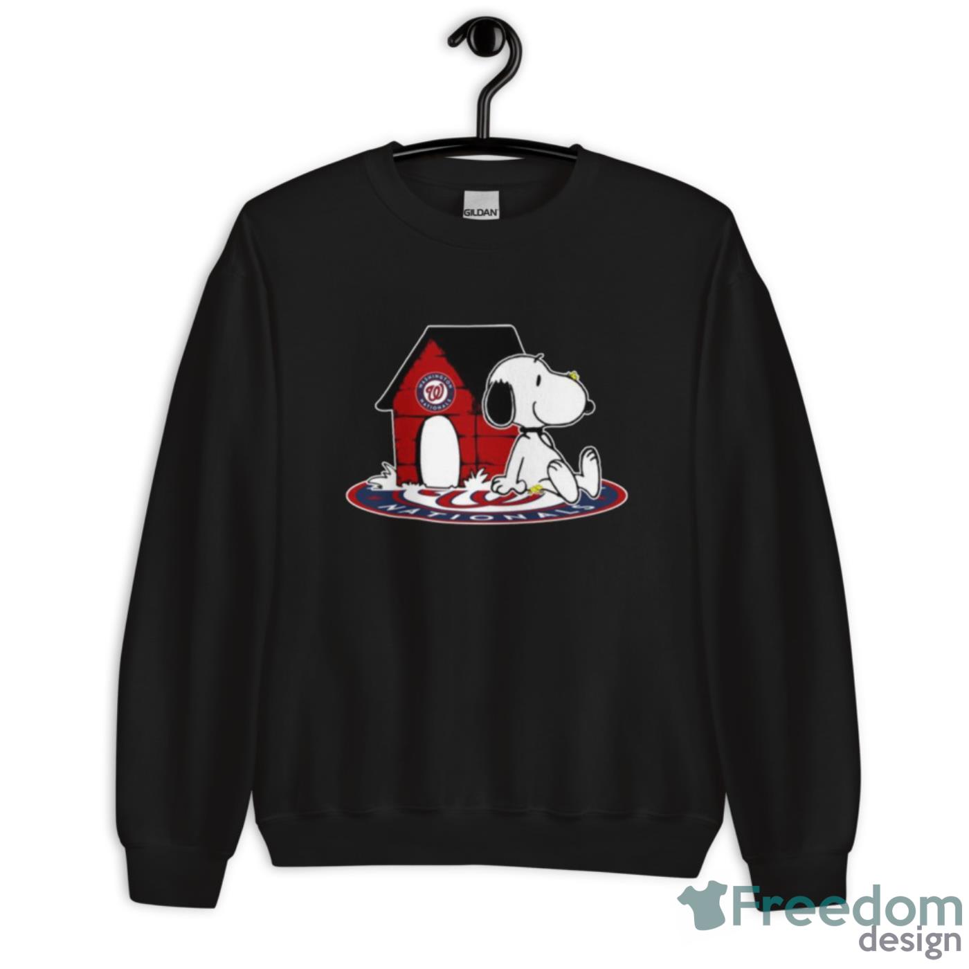 MLB Baseball Washington Nationals Snoopy The Peanuts Movie Shirt T Shirt image MLB Baseball Washington Nationals Snoopy The Peanuts Movie Shirt T Shirt - Unisex Heavy Blend Crewneck Sweatshirt