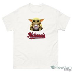 MLB Baseball Washington Nationals Star Wars Baby Yoda Shirt T Shirt - G500 Men’s Classic T-Shirt