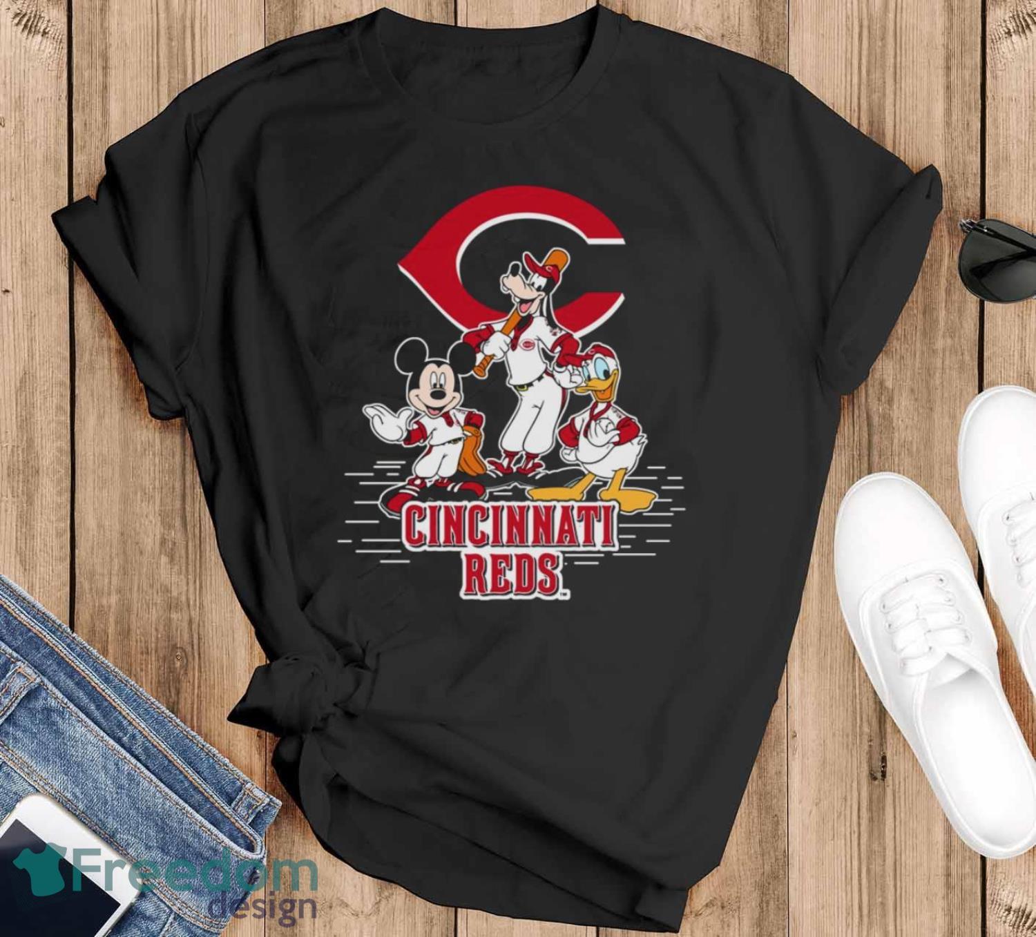 MLB Boston Red Sox Mickey Mouse Donald Duck Goofy Baseball T Shirt T-Shirt
