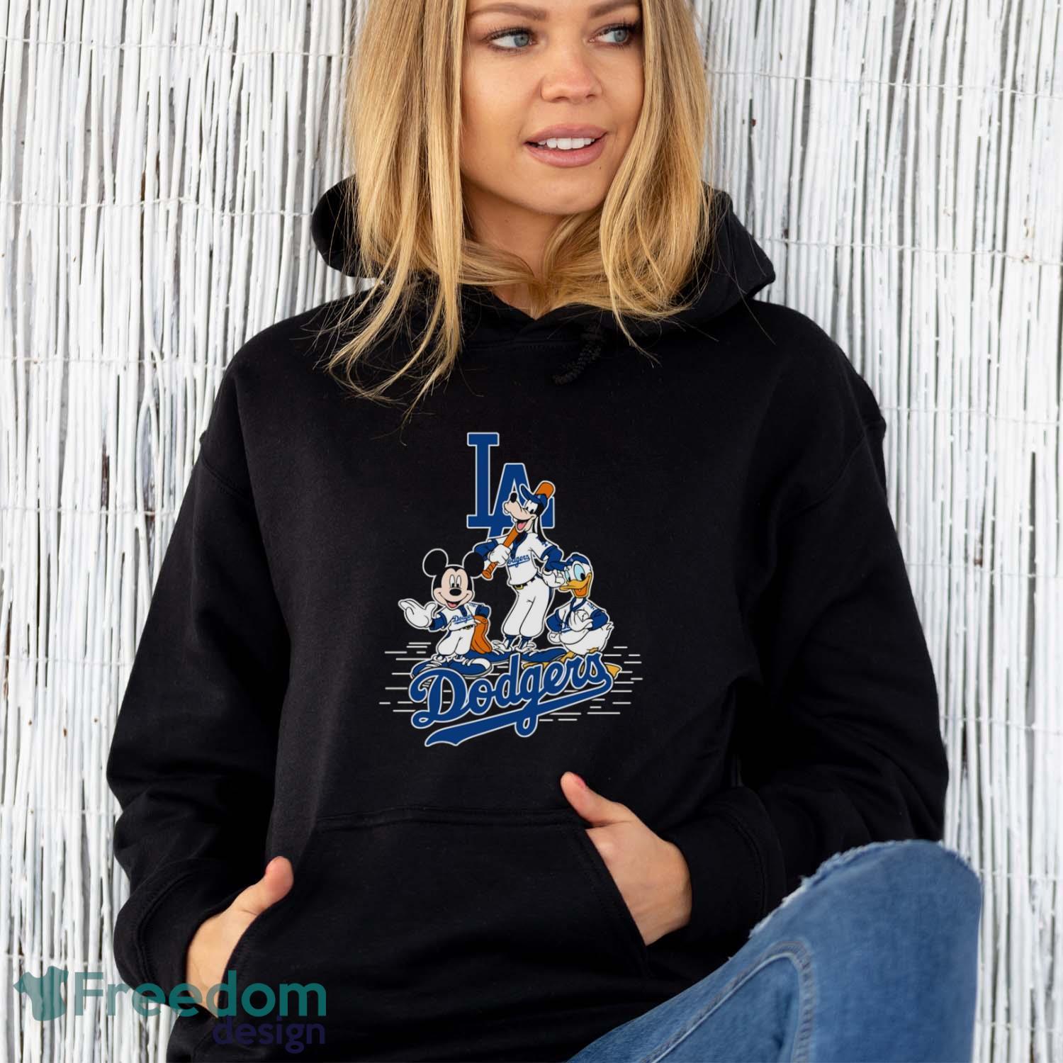 MLB Sport Fans Los Angeles Dodgers Mickey Mouse Donald Duck Goofy Baseball T Shirt Product Photo 5 MLB Sport Fans Los Angeles Dodgers Mickey Mouse Donald Duck Goofy Baseball T Shirt Product Photo 5