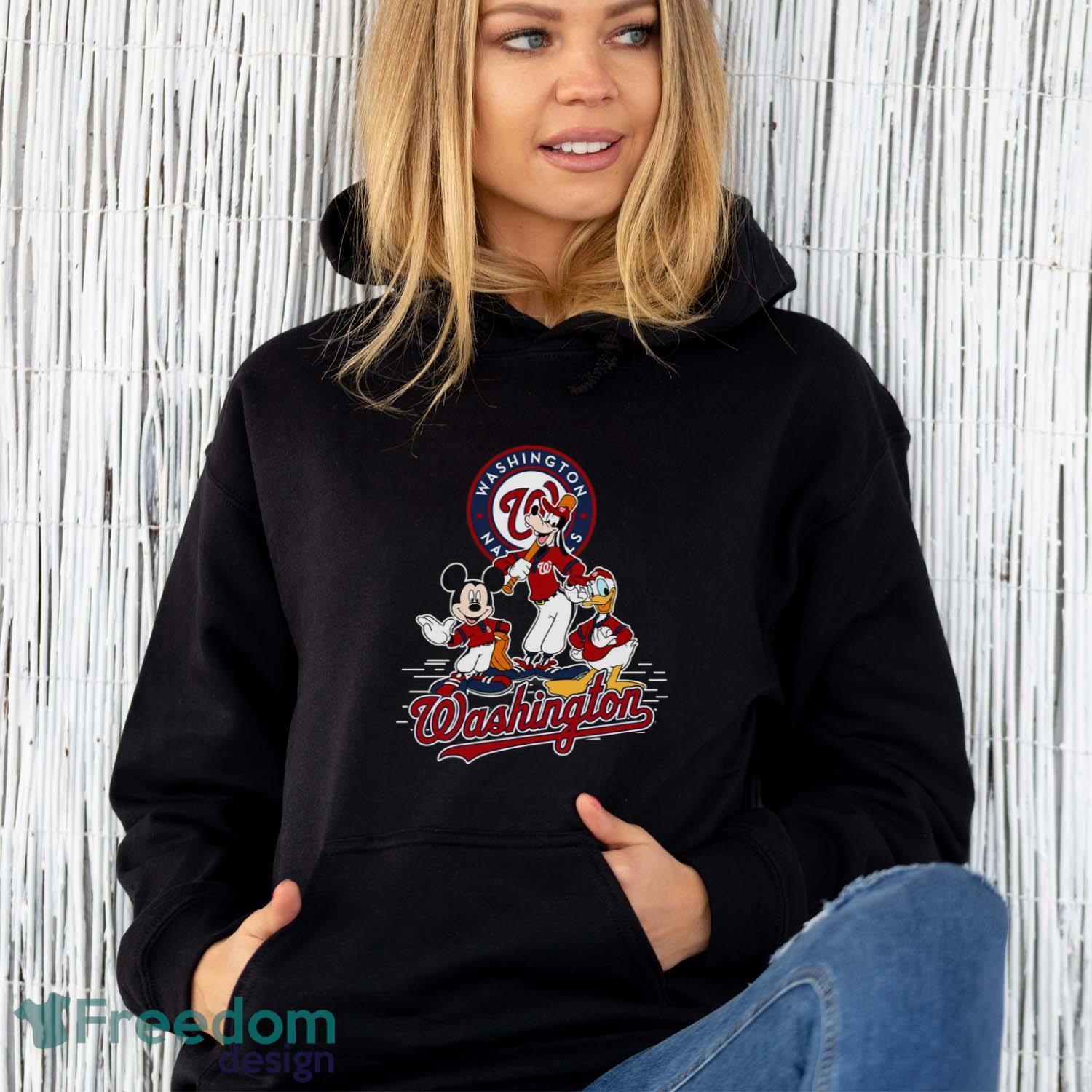 MLB Sport Fans Washington Nationals Mickey Mouse Donald Duck Goofy Baseball T Shirt Product Photo 5 MLB Sport Fans Washington Nationals Mickey Mouse Donald Duck Goofy Baseball T Shirt Product Photo 5