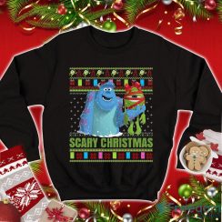 Monsters Inc Christmas Sweatshirt James P. Sullivan Mike Wazowski T Shirt Christmas Scary Shirt Christmas Xmas Gifts