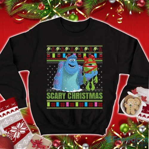 Monsters Inc Christmas Sweatshirt James P. Sullivan Mike Wazowski T Shirt Christmas Scary Shirt Christmas Xmas Gifts Product Photo 1