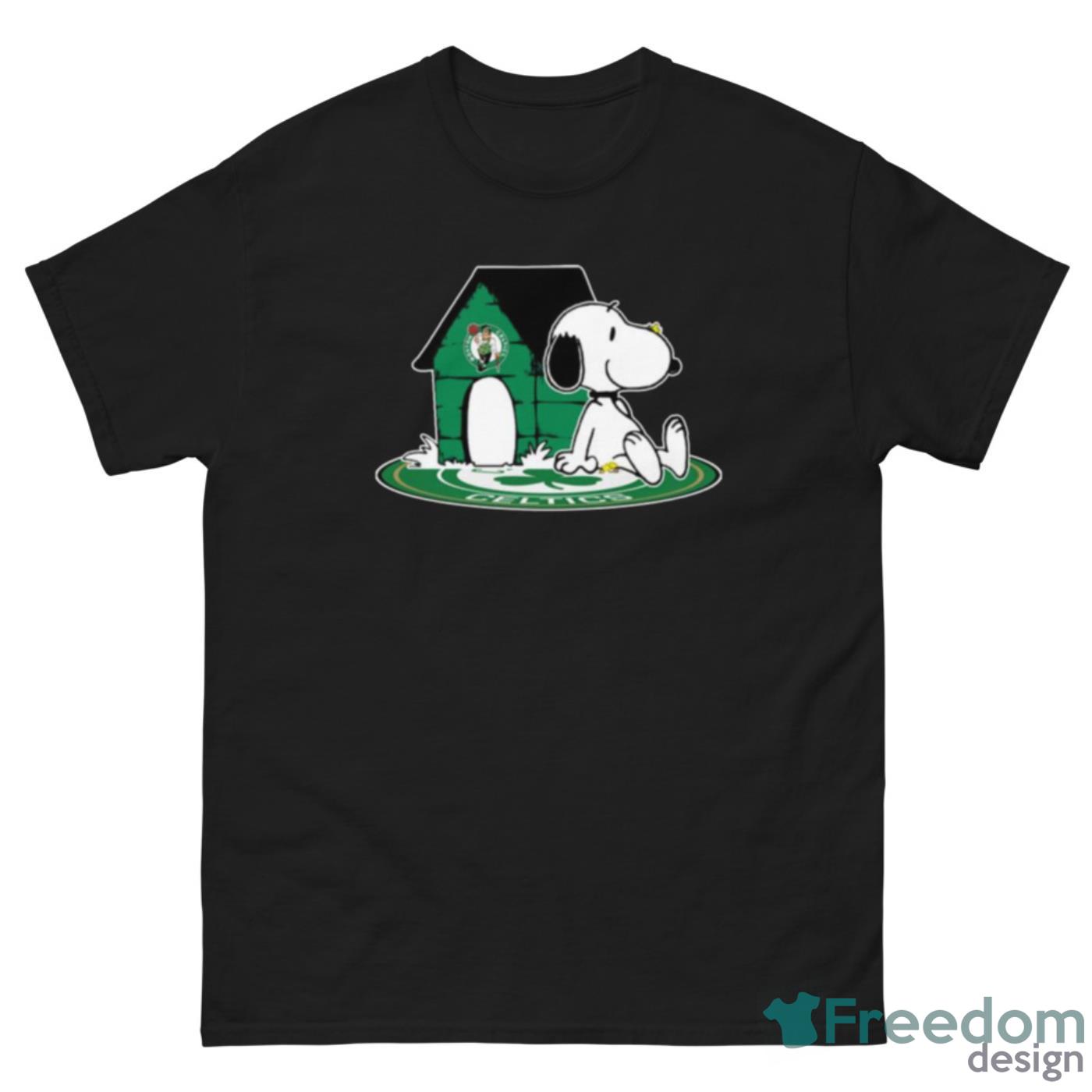 NBA Basketball Boston Celtics Snoopy The Peanuts Movie Shirt T Shirt - G500 Men’s Classic Tee