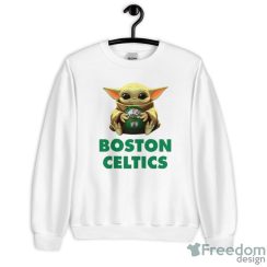 NBA Basketball Boston Celtics Star Wars Baby Yoda Shirt