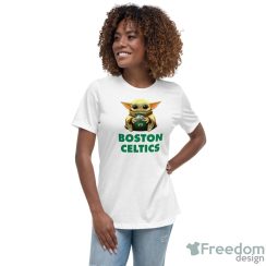 NBA Basketball Boston Celtics Star Wars Baby Yoda Shirt Product Photo 4