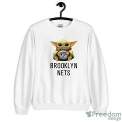 NBA Basketball Brooklyn Nets Star Wars Baby Yoda Shirt Product Photo 1