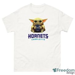 NBA Basketball Charlotte Hornets Star Wars Baby Yoda Sport Gift T- Shirt - G500 Men’s Classic T-Shirt