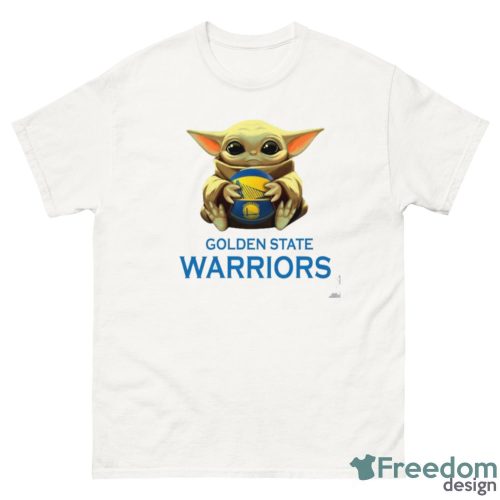 NBA Basketball Golden State Warriors Star Wars Baby Yoda Sport Gift Shirt Product Photo 2