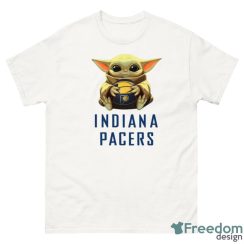 NBA Basketball Indiana Pacers Star Wars Baby Yoda Sport Gift T- Shirt - G500 Men’s Classic T-Shirt