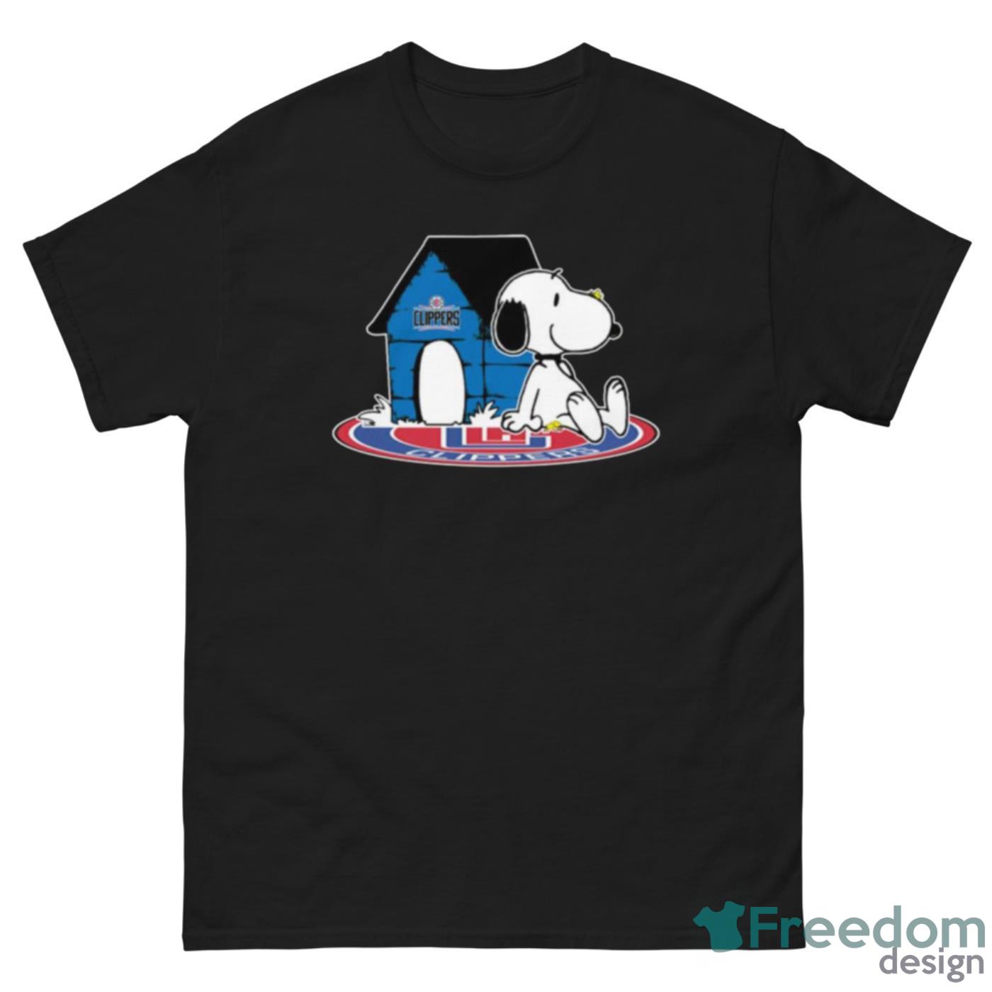 NBA Basketball LA Clippers Snoopy The Peanuts Movie Shirt T Shirt - G500 Men’s Classic Tee