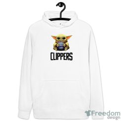 NBA Basketball LA Clippers Star Wars Baby Yoda Shirt Product Photo 3