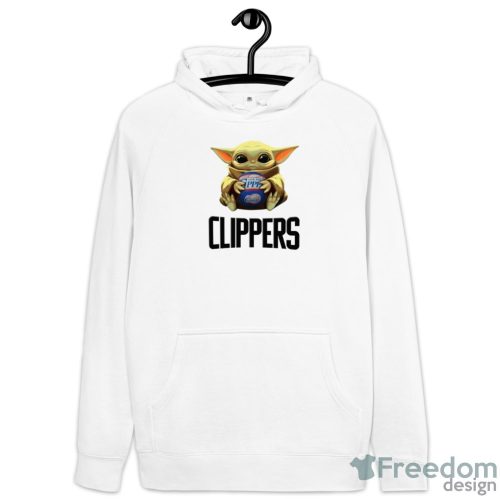 NBA Basketball LA Clippers Star Wars Baby Yoda Shirt Product Photo 3