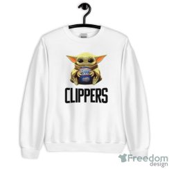 NBA Basketball LA Clippers Star Wars Baby Yoda Shirt Product Photo 1