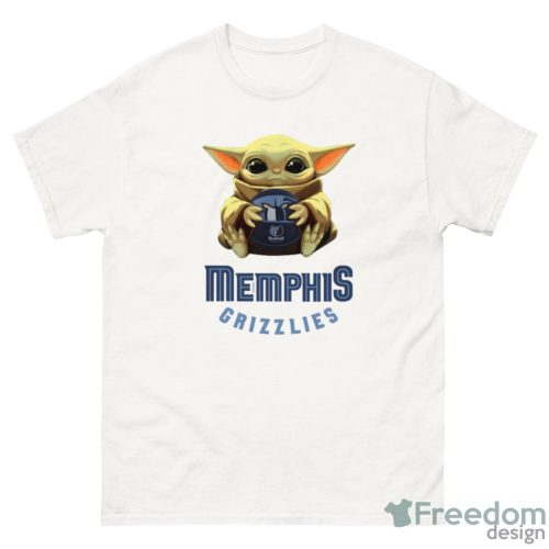 NBA Basketball Memphis Grizzlies Star Wars Baby Yoda Shirt Product Photo 2