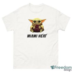 NBA Basketball Miami Heat Star Wars Baby Yoda Sport Gift T- Shirt - G500 Men’s Classic T-Shirt