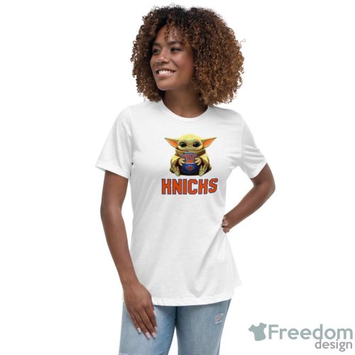 NBA Basketball New York Knicks Star Wars Baby Yoda Shirt Product Photo 4