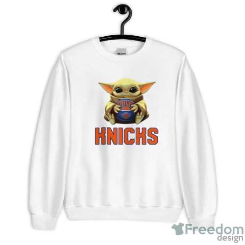 NBA Basketball New York Knicks Star Wars Baby Yoda Shirt Product Photo 1